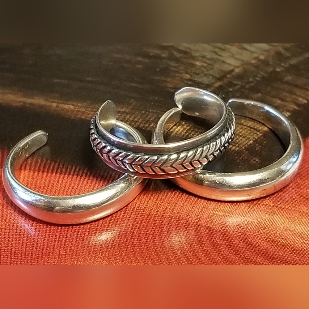 Silpada Sterling Silver Stacking Toe Rings - Picture 3 of 12